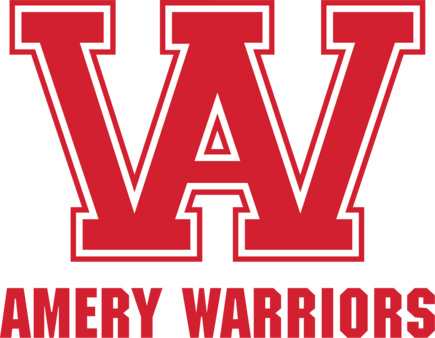 Amery Warrior athletic logo