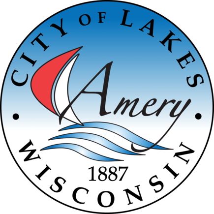 Amery, the City of Lakes logo